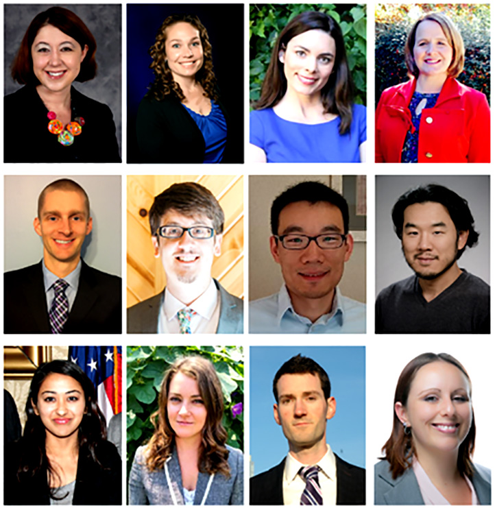Top: Andrea Phillips, Blake Freeman, Chad Kay, Christina Morillo Middle: Daina L. Wells, Julie Himstreet, Mark Bounthavong, Marcos Lau  Bottom: Melissa LD Christopher, Michael Harvey, Priyanka P. Randeria-Noor, Sarah Popish (Not pictured: Virginia Torrise, Michael Valentino)