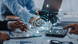 professionals engage in a collaborative analysis of data in a boardroom