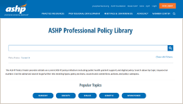 ASHP Policy Library Search