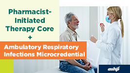 Pharmacist-Initiated Therapy + Ambulatory Respiratory Infections