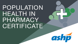 Population Health in Pharmacy Certificate