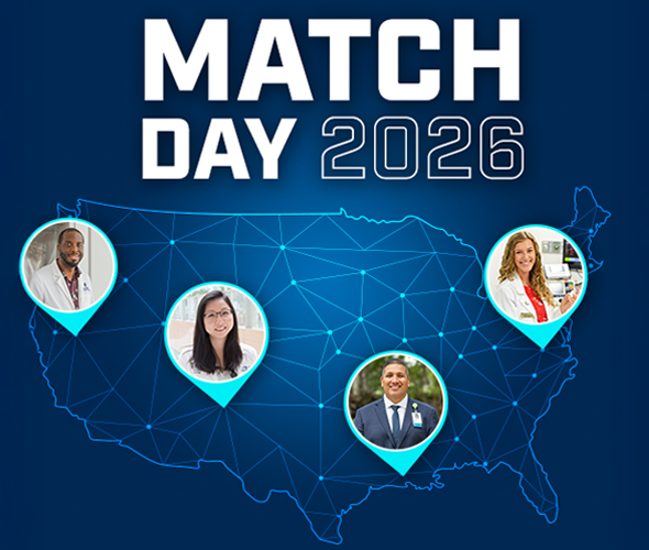 Match Day 26 - US map with photos of students